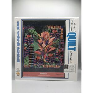 The Puzzle People Quilt Creations PAINTBRUSH Ruth B. McDowell 550 Pcs Jigsaw NEW